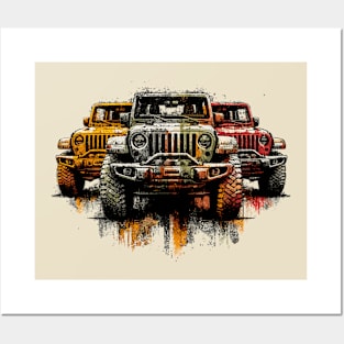 Jeep Wrangler Posters and Art